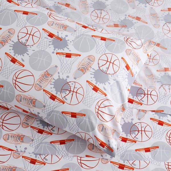 Sweet Home Collection Kids Fun & Colorful Basketball Sheet Set