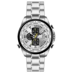 Mens Invicta Aviator Silver Dial Watch - 50501