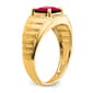 Mens Gentlemen&#8217;s Classics&#8482; 14kt. Gold 2 1/2ctw. Ruby Ring - image 6