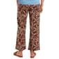 Womens Robert Louis Abstract Floral Sailor Button Wide Leg Pants - image 2