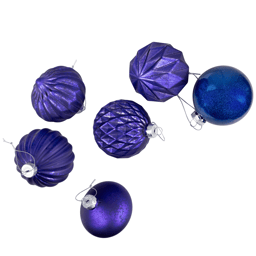 Northlight 12ct. Blue & Purple Ball & Onion Christmas Ornaments