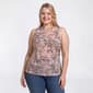 Juniors Plus Eye Candy Sleeveless Top with Chain - image 1