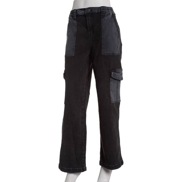 Juniors Madden Girl Color Block Cargo Pocket Skater Jeans - image 
