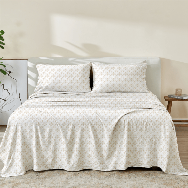 Patina Vie Maison Leiea Microfiber Foliage Day Sheet Set - image 