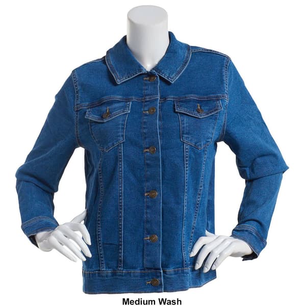 Womens da-sh Long Sleeve Denim Jacket