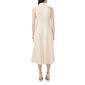Womens MSK Sleeveless Linen Ruched Button Front Midi Dress - image 3