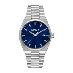 Mens DKNY Date Blue Dial Bracelet Watch - DK1G135M0075