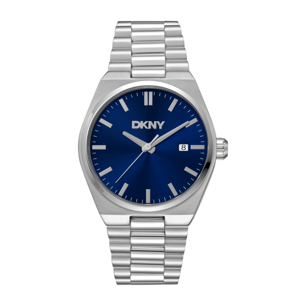 Mens DKNY Date Blue Dial Bracelet Watch - DK1G135M0075