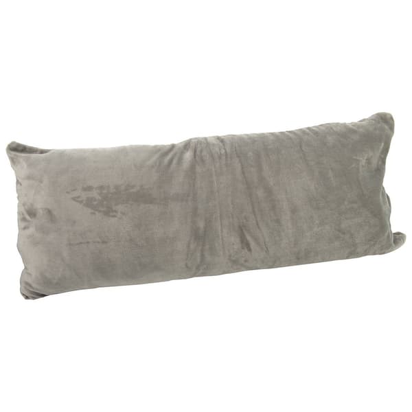 London Fog Solid Plush Body Pillow