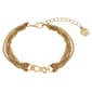 Steve Madden Signature Logo Layered Chain Bracelet - image 1