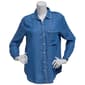 Womens beachlunchlounge Kay Lyocell Whipstitch Denim Button Down - image 1