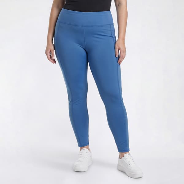 Juniors Plus Eye Candy Leggings with Cell Pocket - image 