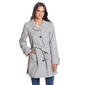 Womens Gallery Single Breasted Belted Trench Coat - image 1