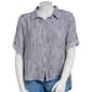 Plus Size Erika Brittany Button Down Top w/Button Back Detail - image 1