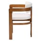 Baxton Studio Carice Modern Cream Boucle Dining Chair - image 3