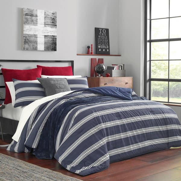 Nautica Craver Navy Duvet Cover Set - image 