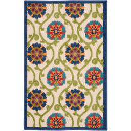 Nourison Aloha Vines Contemporary Indoor/Outdoor Area Rug