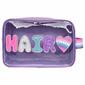 OMG Accessories Hair Heart Clear Travel Pouch - image 1