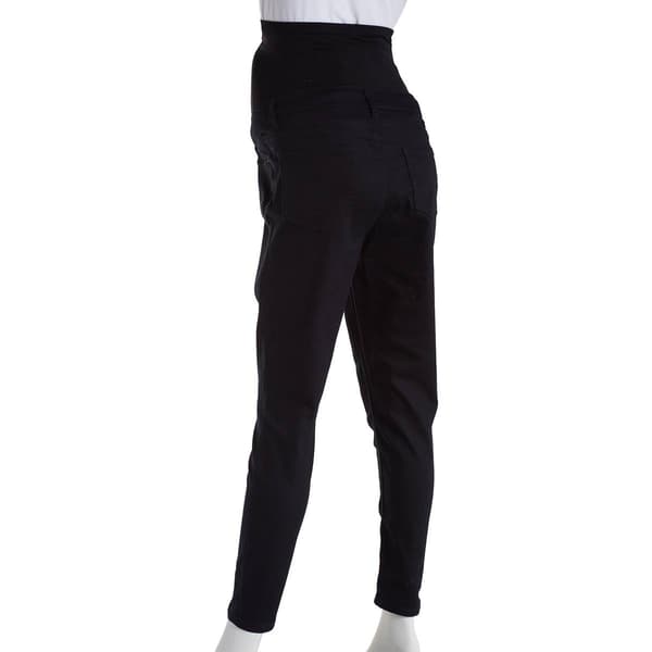 Womens Savi Parker Over Belly Maternity 29in. Length Sateen Pants