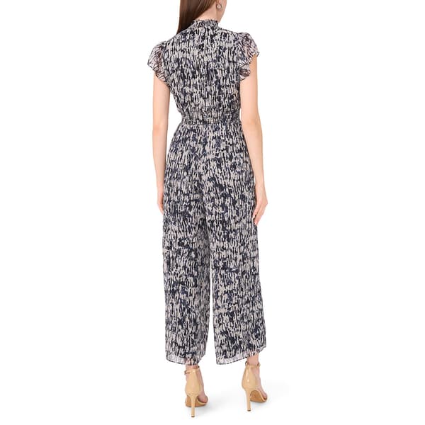 Petite MSK Flutter Sleeve Mock Neck Jumpsuit
