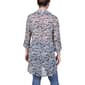 Womens NY Collection Elbow Sleeve Smudge Mesh Tunic - image 2