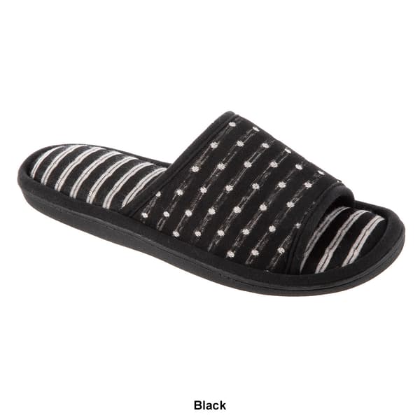 Womens Isotoner® Jersey Dot Ada Slide Slippers Boscov's