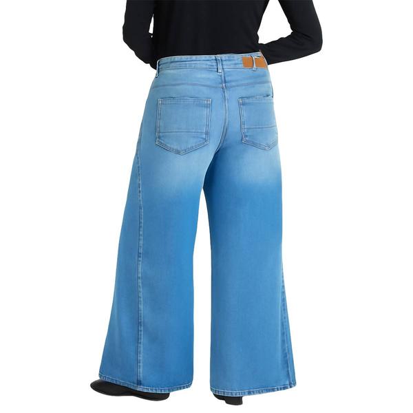 Womens CITY BLUES Side Gusset Wide Leg Jeans