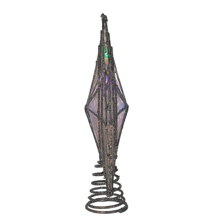 Kurt Adler UL 10-Light LED Color-Changing Star Treetop