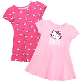 Toddler Girl 2pk. Hello Kitty&#40;R&#41; Pull-On Shimmer Dresses