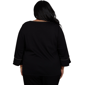 Plus Size Alfred Dunner Travel Advisory Leaf Embroidery Blouse - image 2