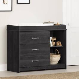 South Shore Tassio Grey Oak Changing Table