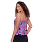 Womens American Beach Paisley Party Hanky Hem Tankini Swim Top - image 3