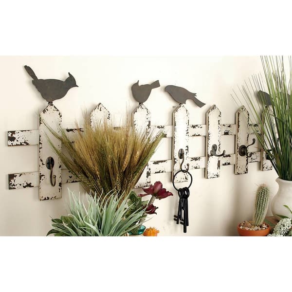 9th & Pike&#174; Distressed Metal Bird Decor