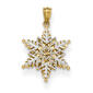 Gold Classics&#40;tm&#41; 14kt. Snowflake Pendant - image 1