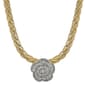 Gianni Argento Gold Plated Diamond Baguette Necklace - image 1