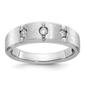 Mens Gentlemens Classics&#40;tm&#41; 14kt. White Gold 1/5ct. Diamond Ring - image 1
