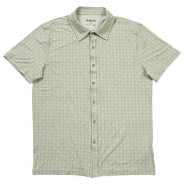 Mens WearFirst Knit Button Down Sport Shirt - Chinois