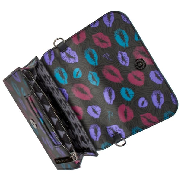 Womens Betsey Johnson XO Flynn Kisses Crossbody