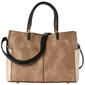 DS Fashion Small Double Handle Colorblock Satchel - image 1