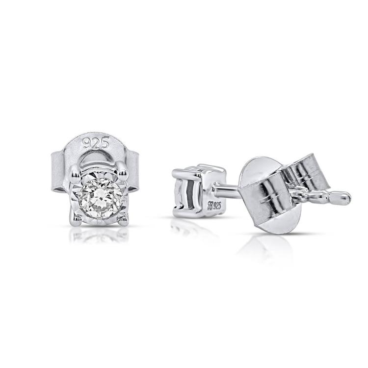 Nova Star(R) 1/10ctw. Lab Grown Diamond Stud Earrings