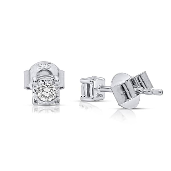 Nova Star(R) 1/10ctw. Lab Grown Diamond Stud Earrings - image 