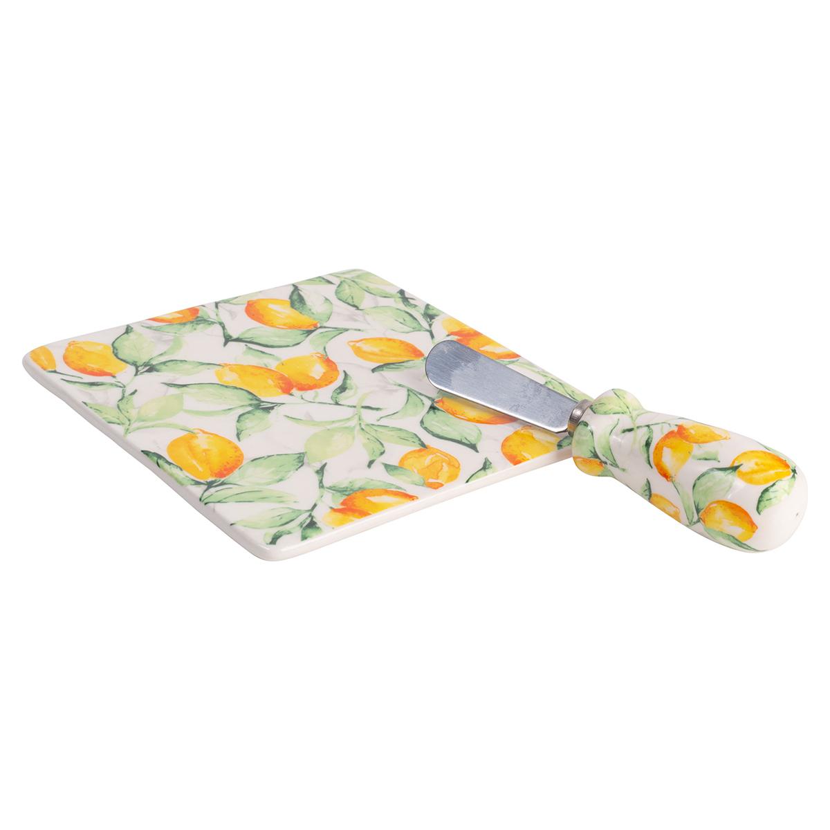Home Essentials 6in. Lemon Garden Organic Square Cheese...