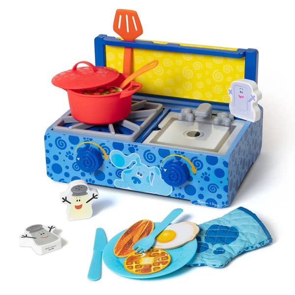 Melissa & Doug Blues Clues & You Cooking Wooden Playset - image 