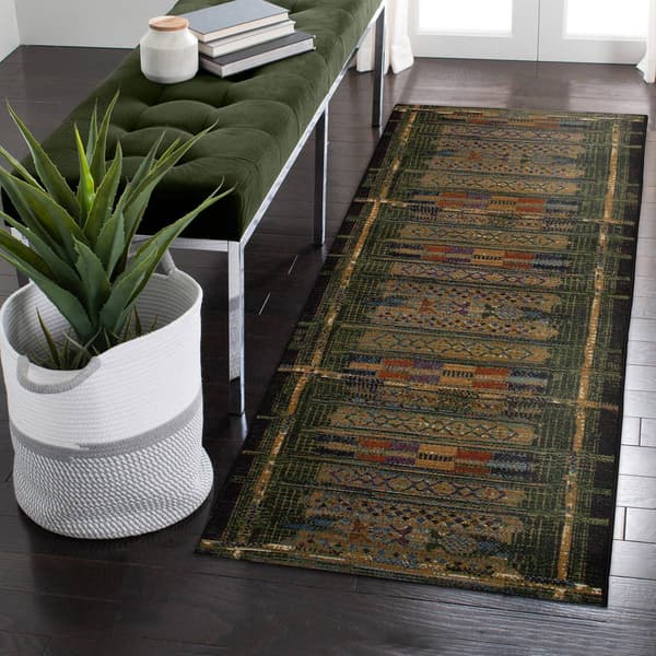 Liora Manne Esencia Tribal Stripe Rectangular Runner