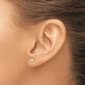 Pure Fire 14kt. Yellow Gold 4-Prong 1/3ctw. Diamond Stud Earrings - image 3
