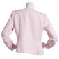 Petite Kasper Long Sleeve Tweed Jacket w/Fringe Flap Pockets - image 2