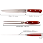 BergHOFF Pakka Wood 9pc. Steak & Carving Knife Set - image 3
