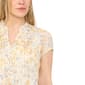 Petite MSK Short Sleeve Floral Pintuck Front Chiffon A-Line Dress - image 5