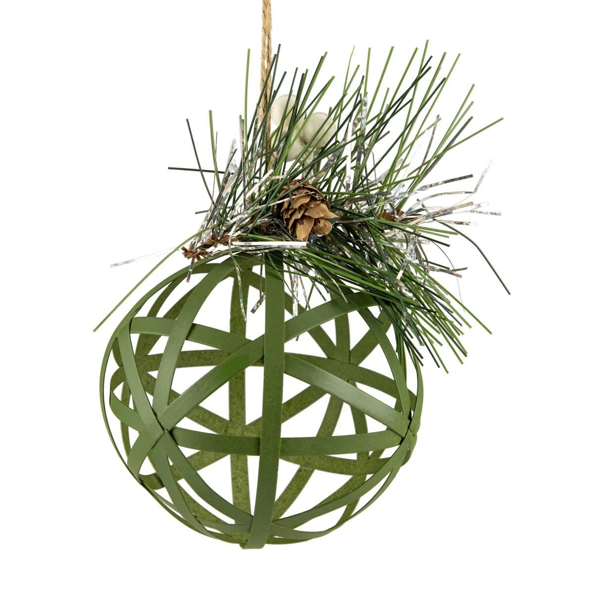 Northlight Seasonal 5in. Rattan Style Christmas Ball...