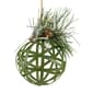 Northlight Seasonal 5in. Rattan Style Christmas Ball Ornament - image 1